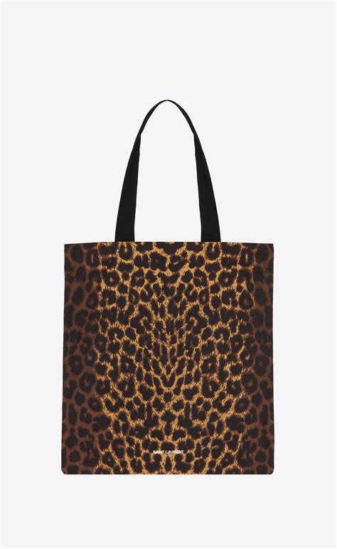 leopard print ysl|leopard print tote bag.